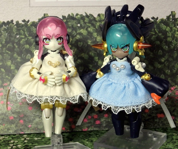 リントラ・マリオン用　ノースリーブのミニドレス　ガシャポンクエストにも着用可