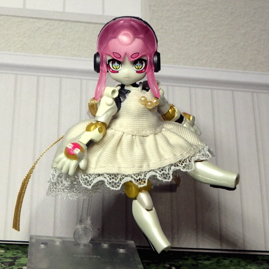 リントラ・マリオン用 ノースリーブのミニドレス ガシャポンクエストにも着用可