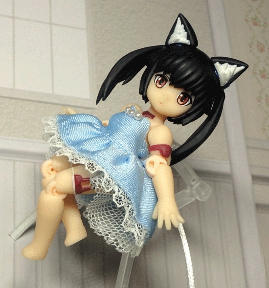 リントラ・マリオン用 ノースリーブのミニドレス ガシャポンクエストにも着用可