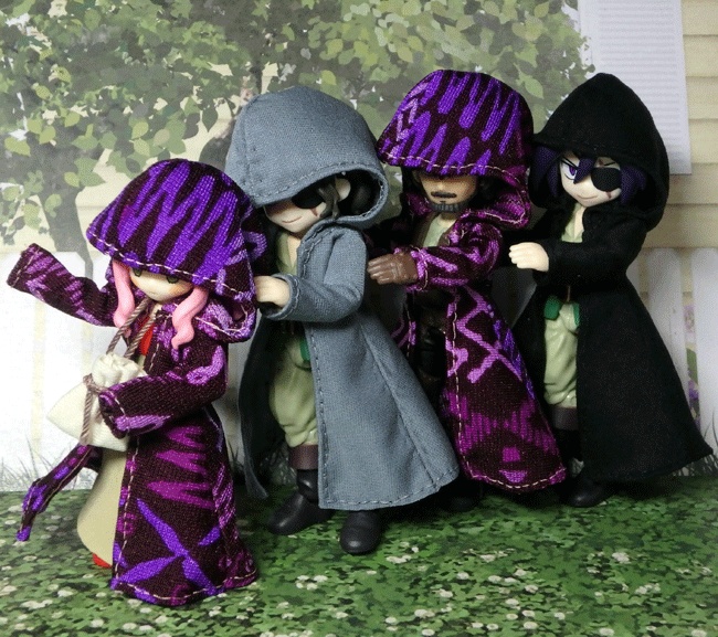 ガシャポンクエスト用 目隠れローブ