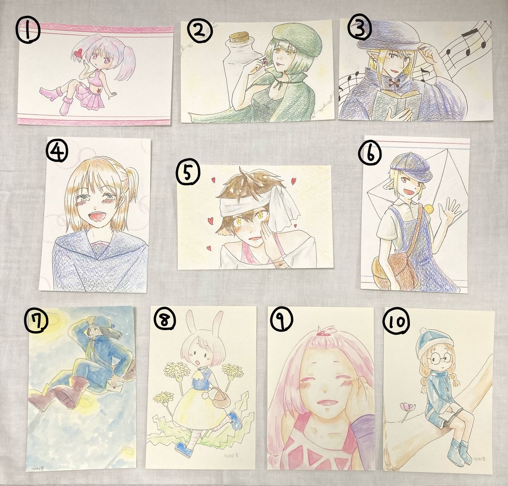 原画(ポストカードサイズ)