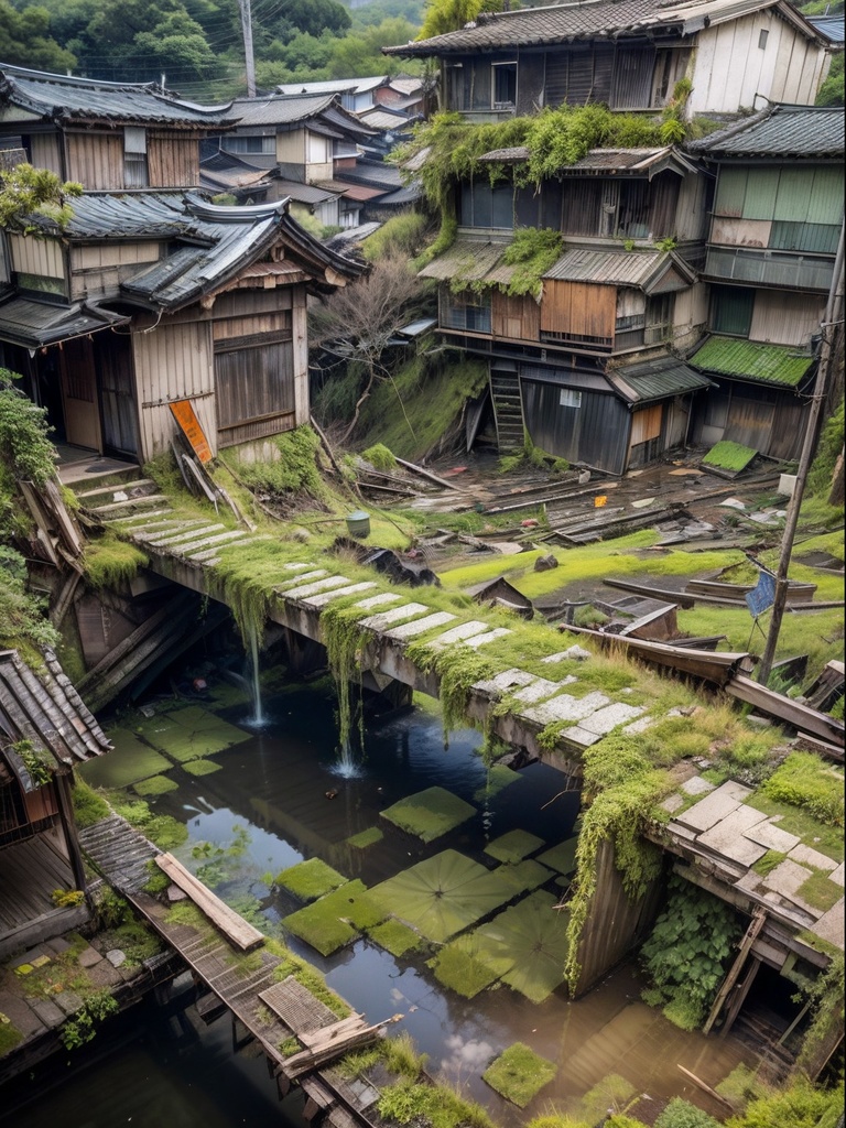 崩壊都市アートイラスト集Vol.2 (Collapsing city art illustration collection Vol.2)