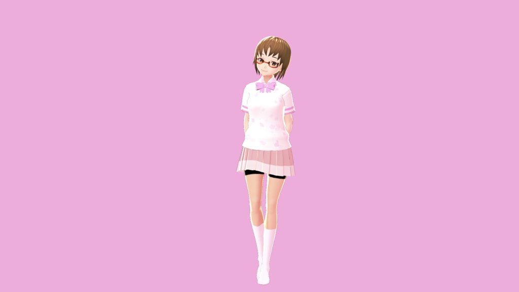 VRoidテクスチャ　桜服セット