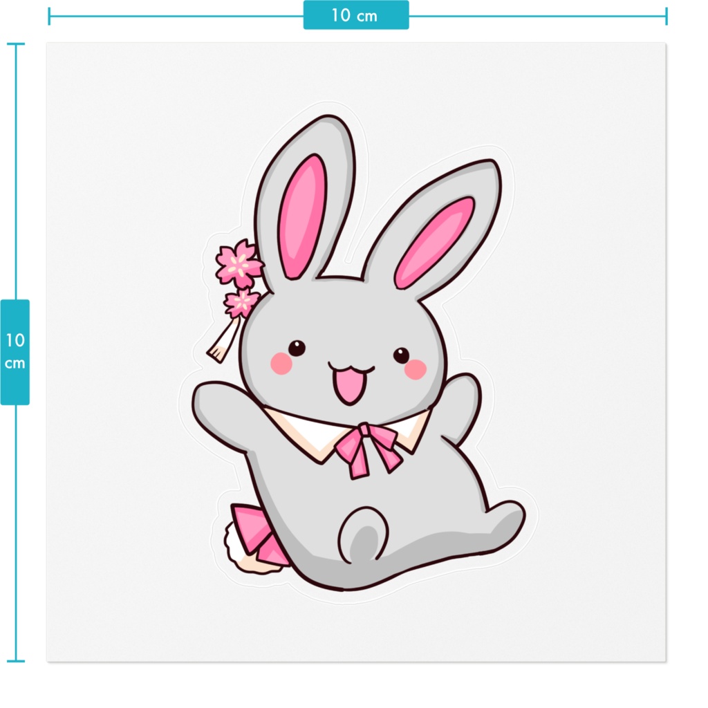 うさぎステッカー