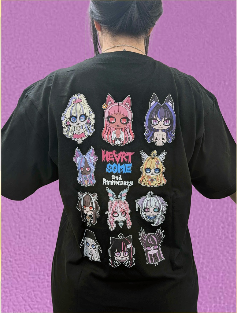 HEARTSOME 2th Anniversary オリジナルTシャツ