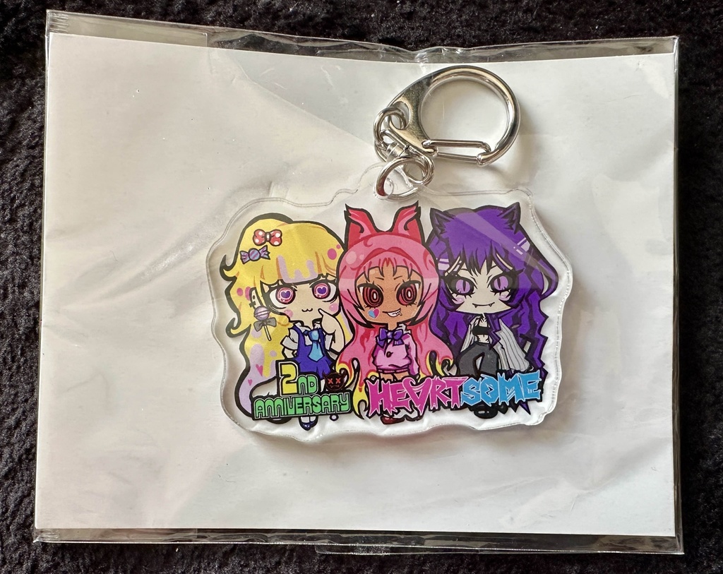 HEARTSOME 2th Anniversary オリジナルアクリルキーホルダー2種類