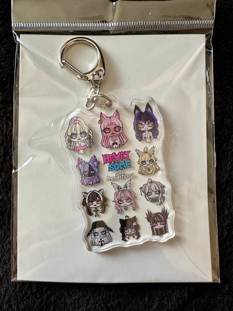 HEARTSOME 2th Anniversary オリジナルアクリルキーホルダー2種類
