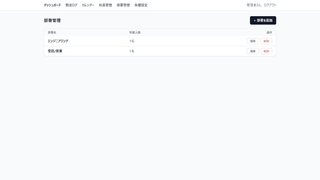 リモートワーク勤怠管理ツール【Next.js/自己ホスト型・ソースコード一式】