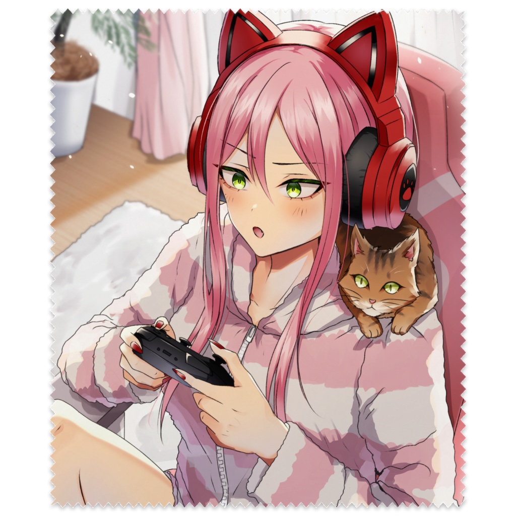 ゲーム配信中の私