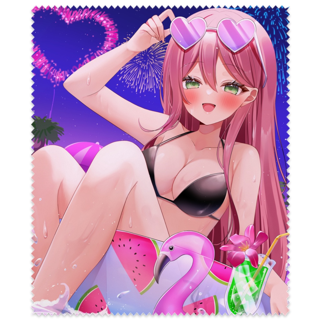 ナイトプールメガネ拭き
