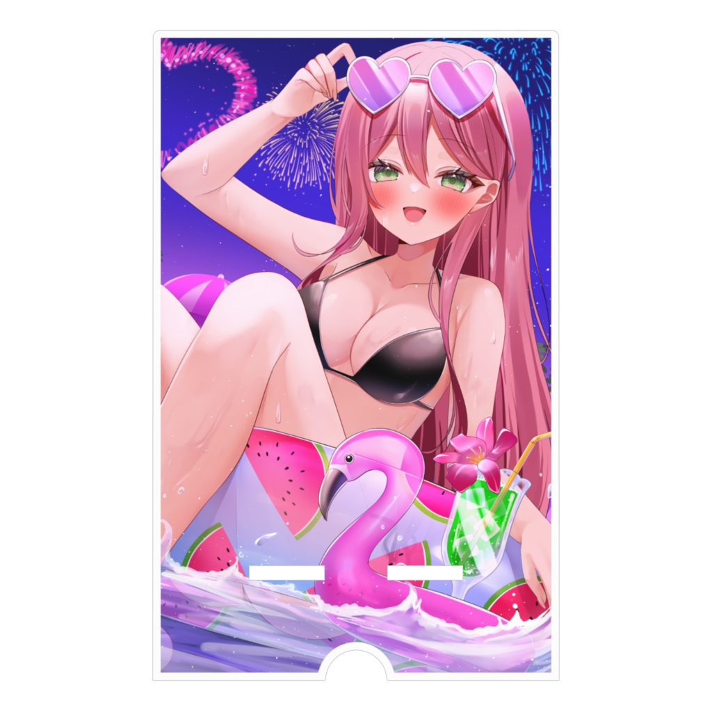 ナイトプールスマホスタンド