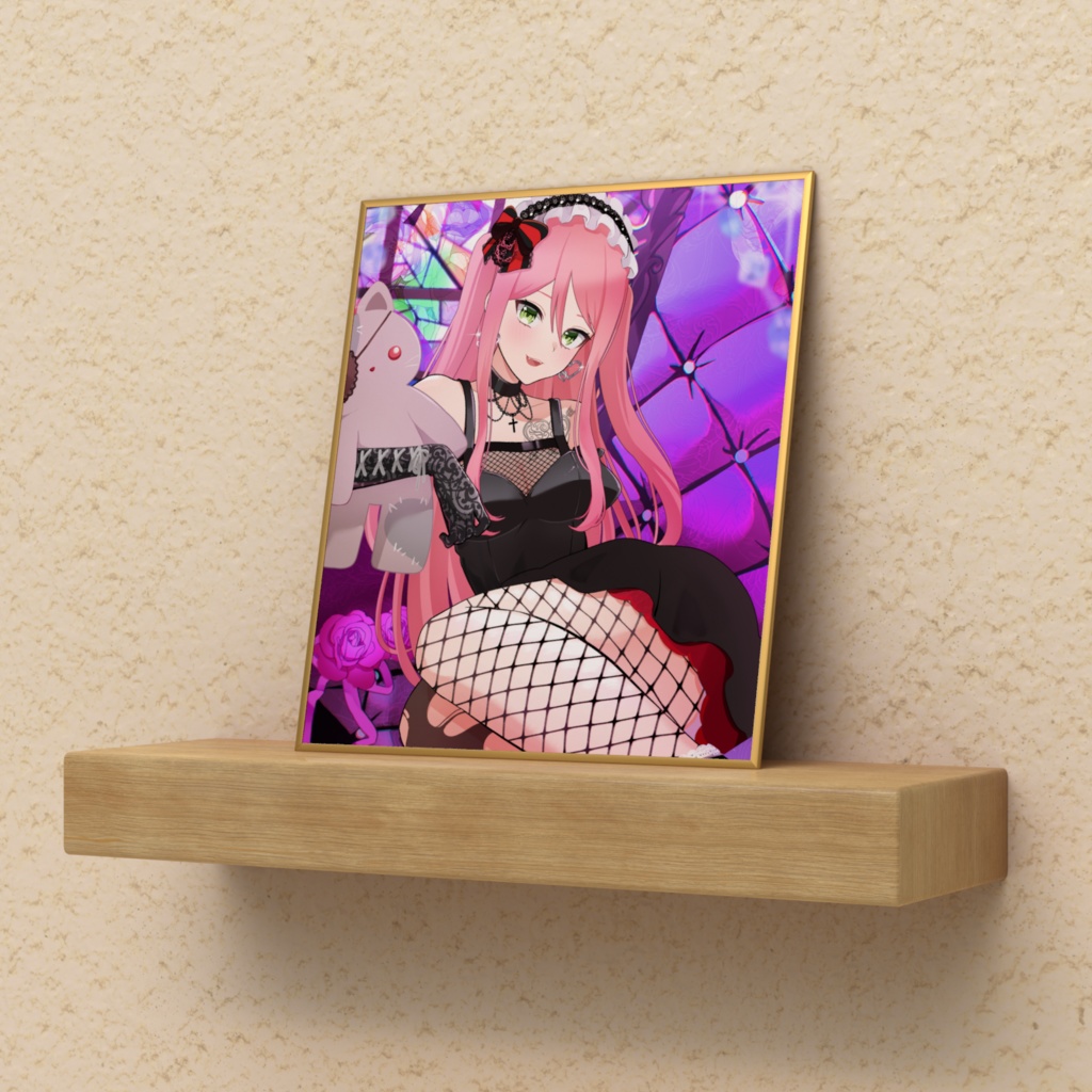 ゴシック色紙ミニ