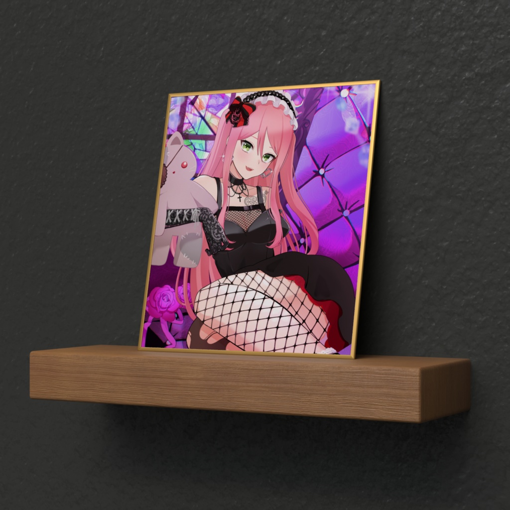 ゴシック色紙ミニ