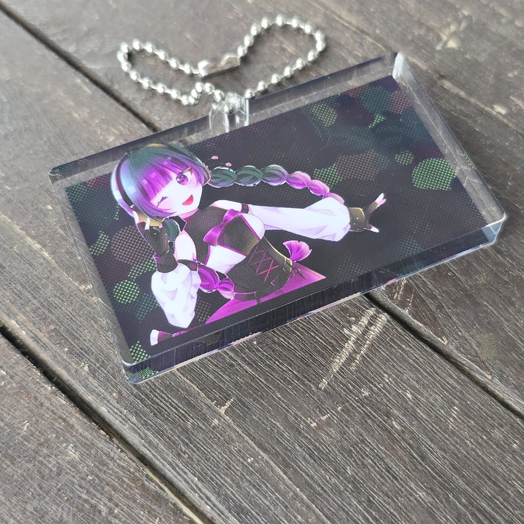 【受注生産】田中すじゅ誕生祭記念*ミニアクリルブロックキーホルダー(【D】shake it!)