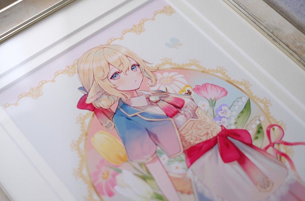 Gift from Spring 複製原画 (直筆サイン入り)