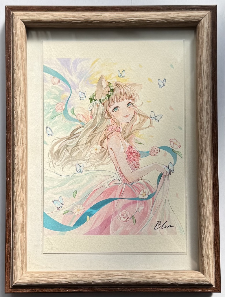 祝福 ミニ複製原画(直筆サイン入り)