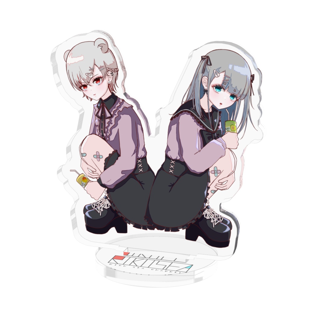 りくしいアクリルフィギュア背合わせ