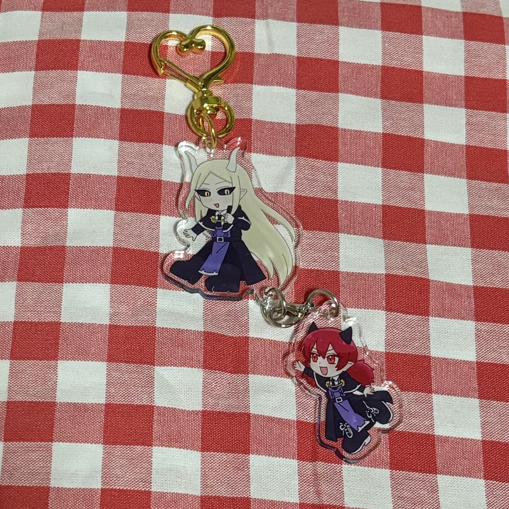 イチョツム連結アクリルキーホルダー