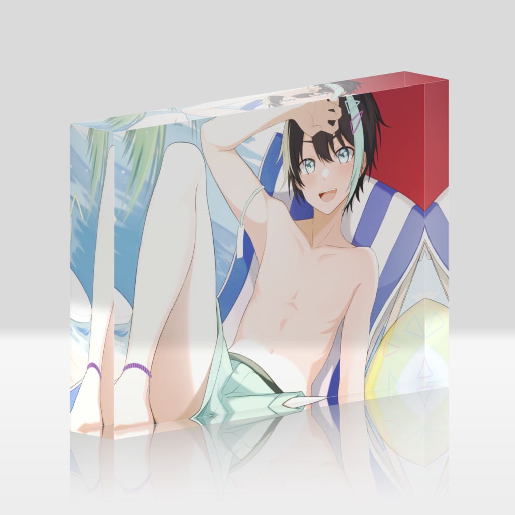 誕生日企画2024⚡アルファの夏グッズ「アクリルブロック」