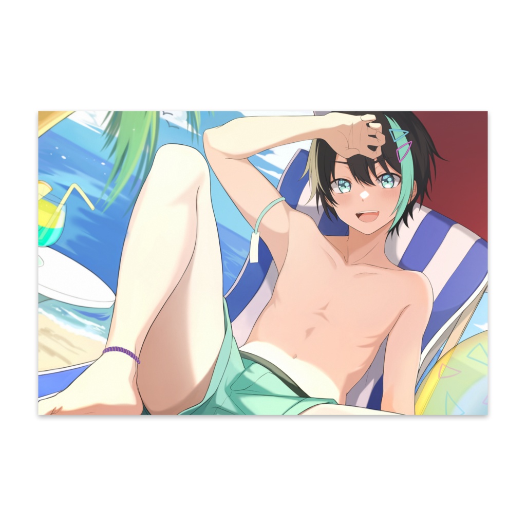 誕生日企画2024⚡アルファの夏グッズ「ポストカード」