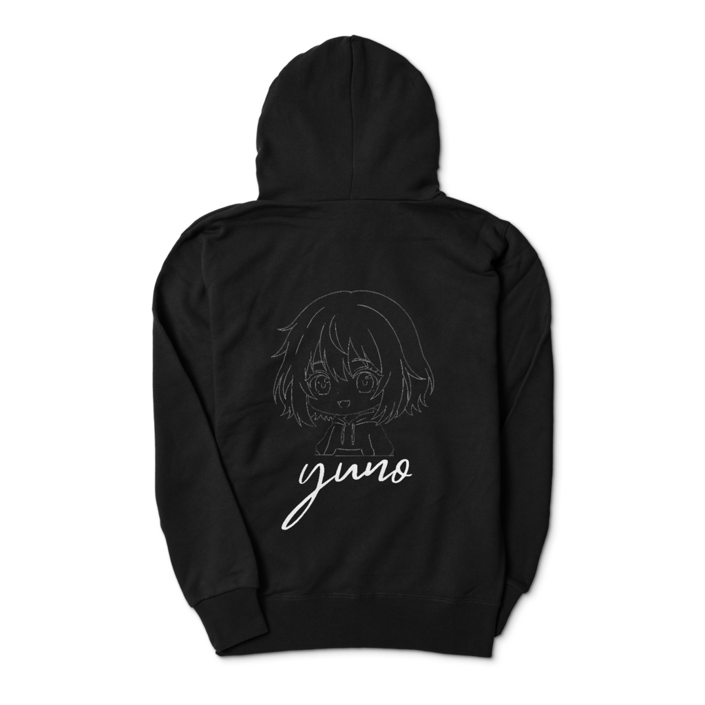 人間族ユノ - (背面プリント) パーカー
