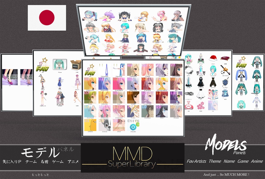 MMD スーパーライブラリー - 日本語版