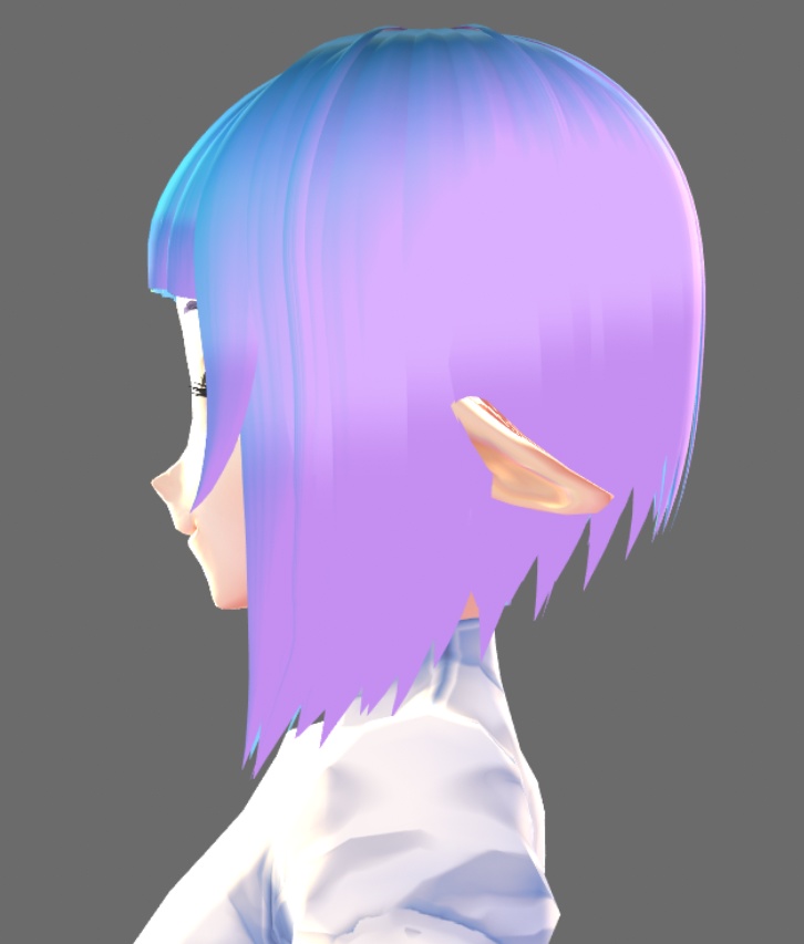 **CLOSED** VRoid Short Angled Hair Preset