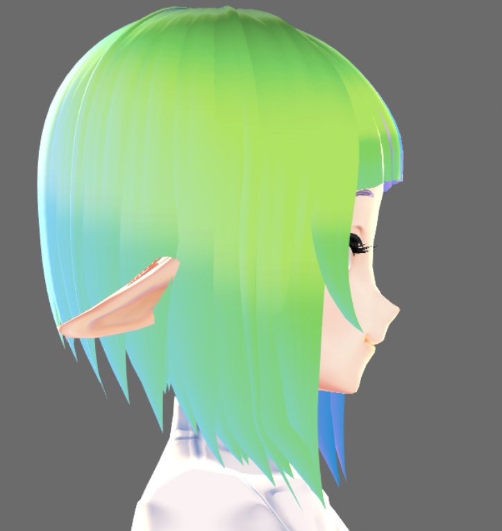 **CLOSED** VRoid Short Angled Hair Preset