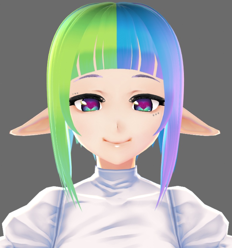 **CLOSED** VRoid Short Angled Hair Preset