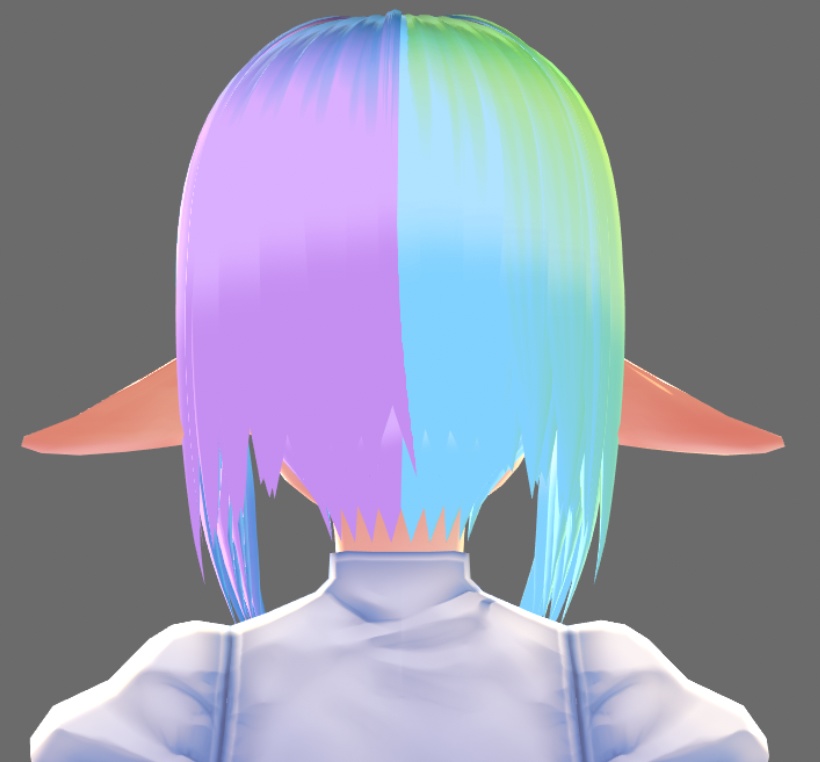 **CLOSED** VRoid Short Angled Hair Preset