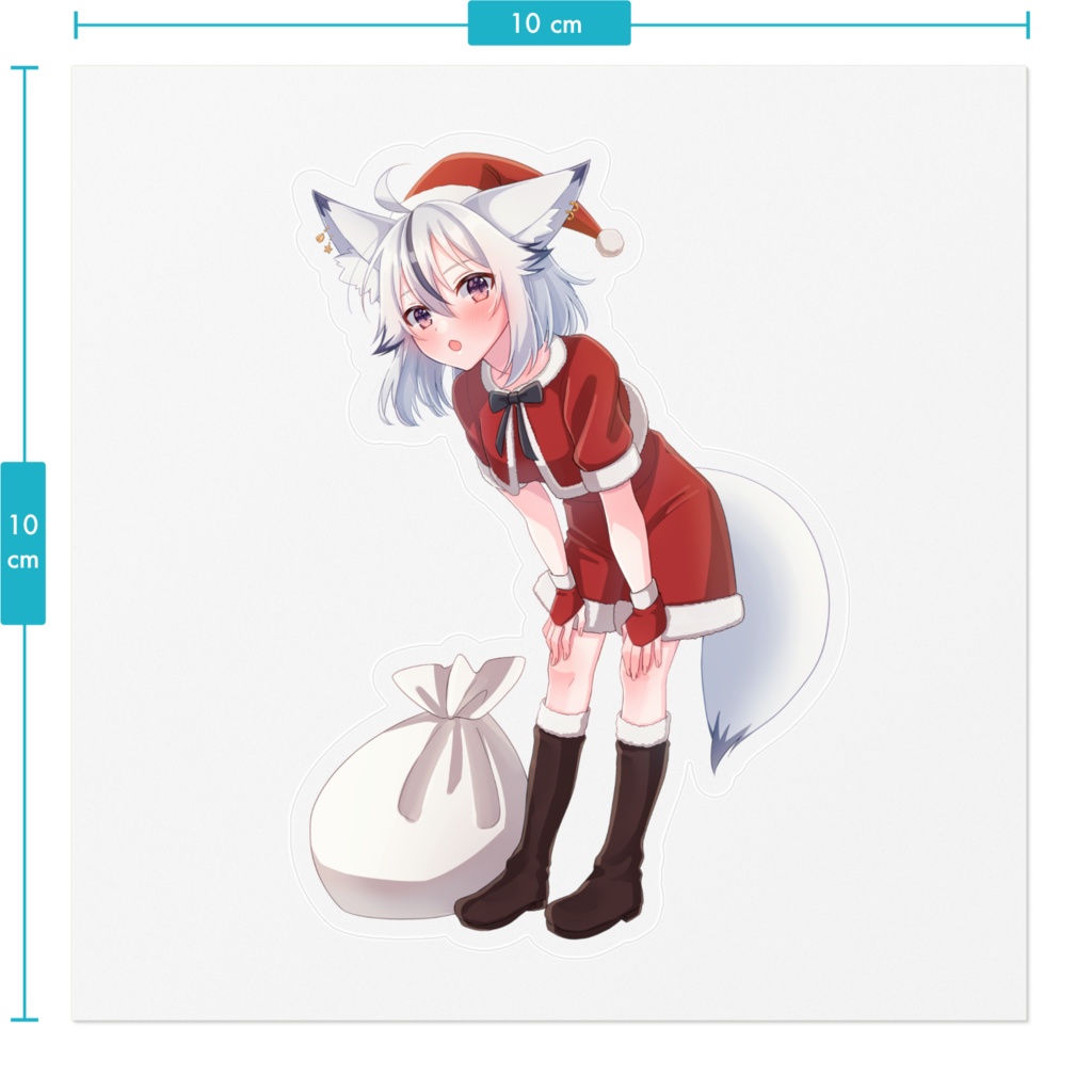 クリスマス村瀬ステッカー