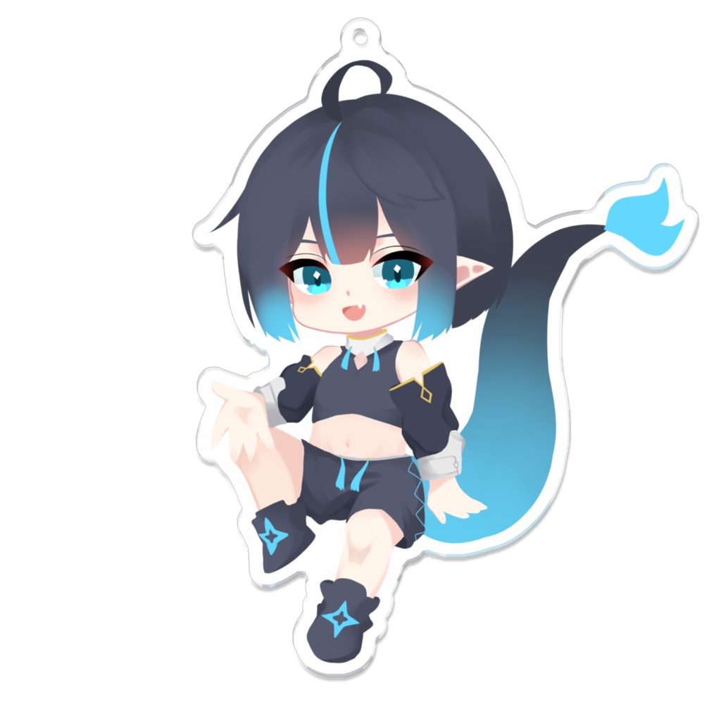 【半周年記念】リアス・アクア アクリルキーホルダー