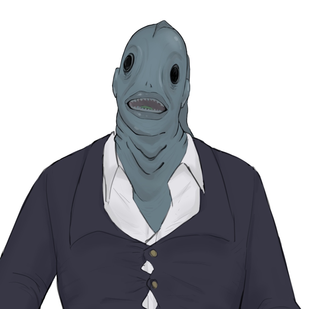 多分いつか使えるかもしれない深きモノ(+金ビキニ差分)の立ち絵