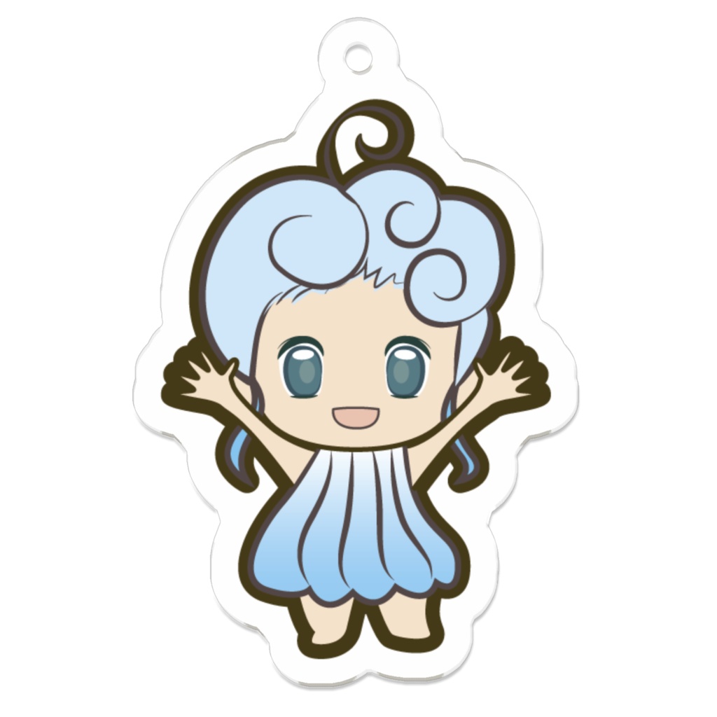 壬（みずのえ）さんキーホルダー