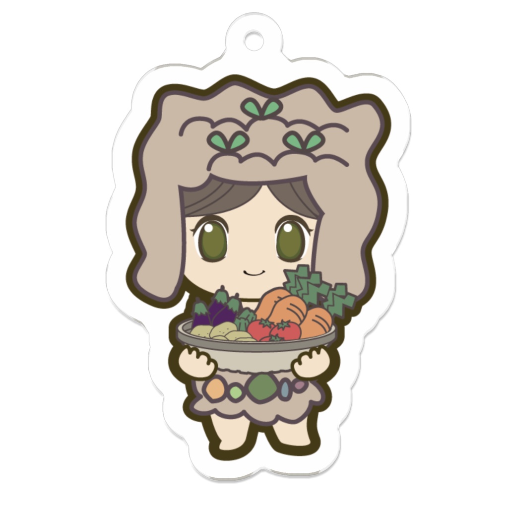 己(つちのと)さんキーホルダー