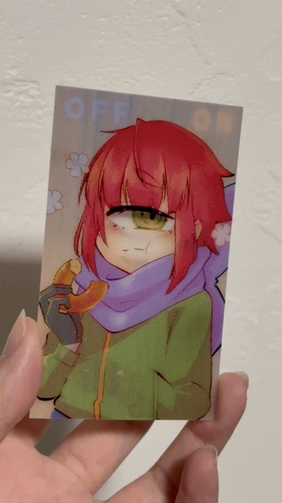 レンチキュラーカード