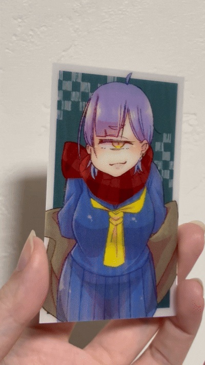 レンチキュラーカード