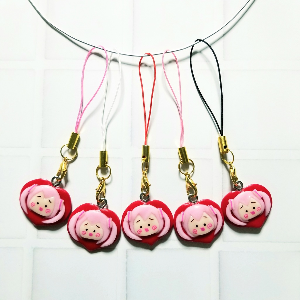 かまってミクちゃんストラップ♪桜ミクバージョン♡