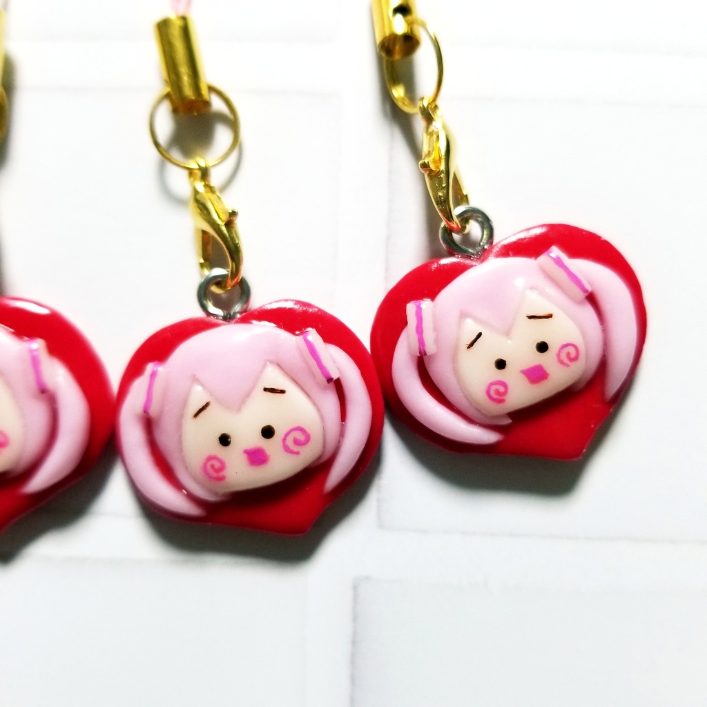 かまってミクちゃんストラップ♪桜ミクバージョン♡