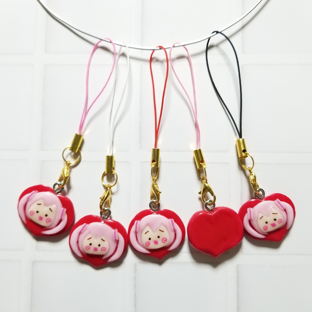 かまってミクちゃんストラップ♪桜ミクバージョン♡