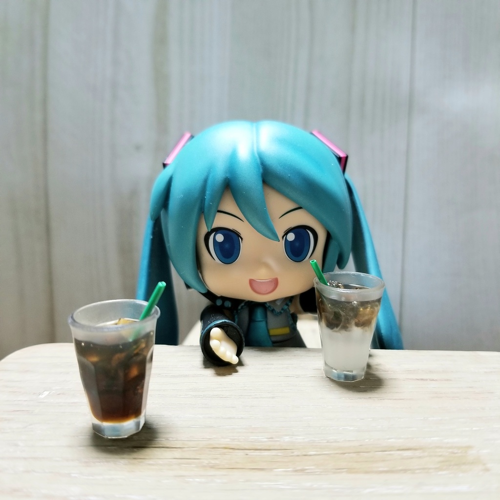 ミニチュア アイスコーヒー&アイスカフェラテ
