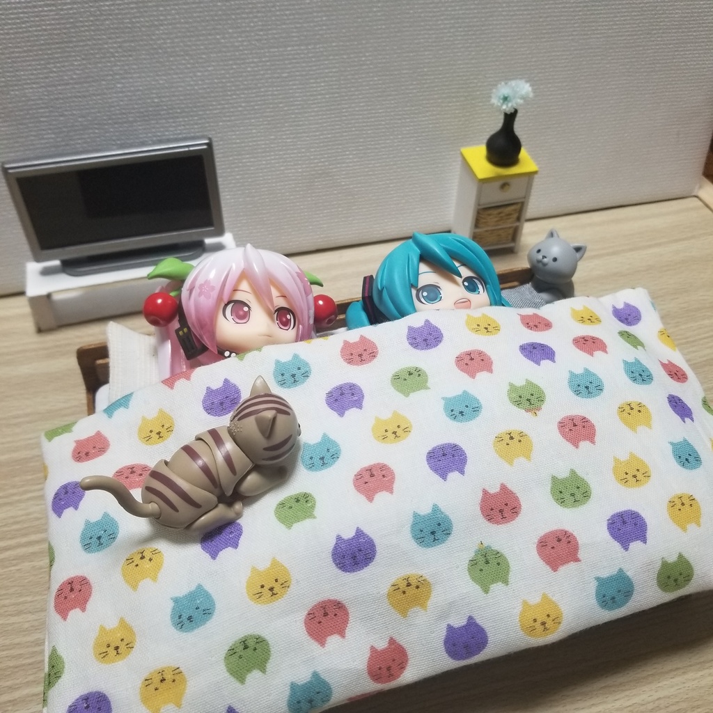 ミニチュアベッド♡