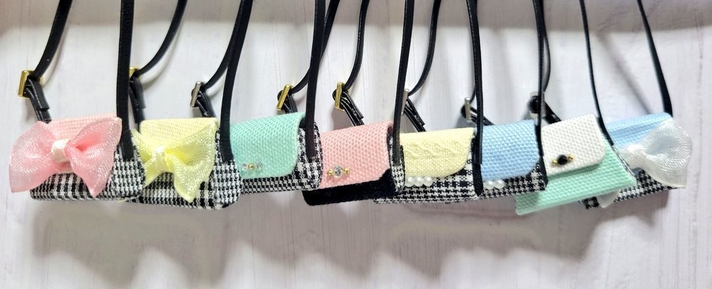 パステル×チェックシリーズ ミニチュアショルダーバッグ