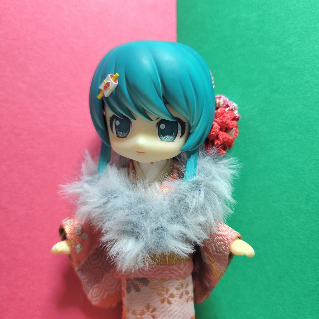 お着物のふわふわ