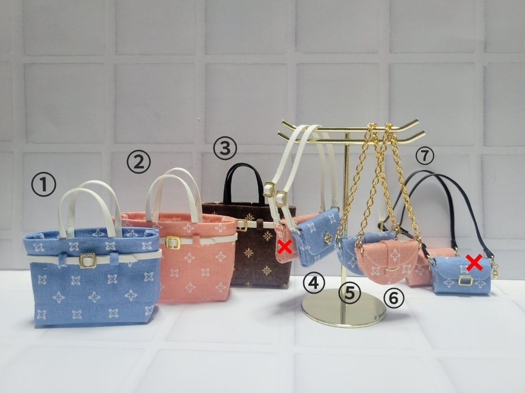 ブランド風 ミニチュアバッグ