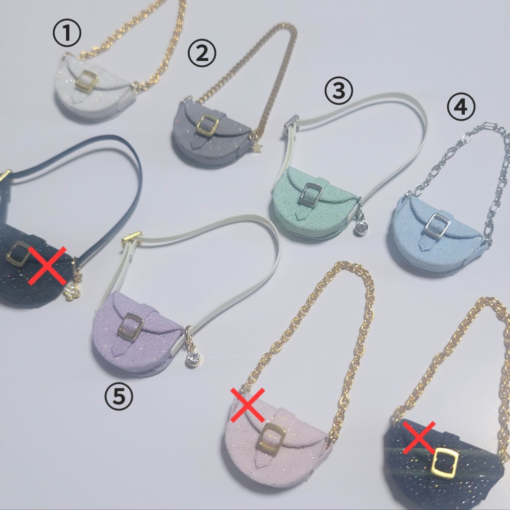 キラキラ ミニチュア ショルダーバッグ