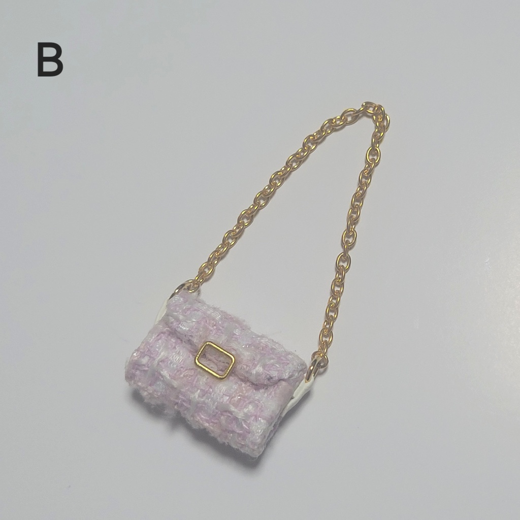 パステルツイードショルダーバッグ🛍️