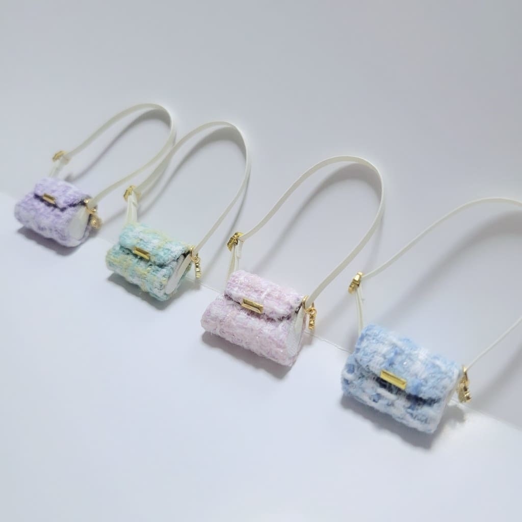 パステルツイードショルダーバッグ🛍️