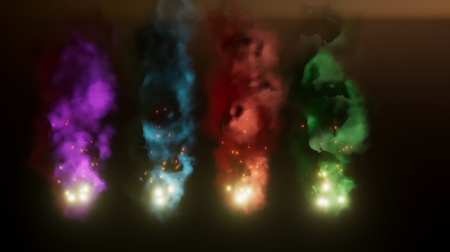 Colour Smoke Effect - VFX Graph Unity 3D 2018.3