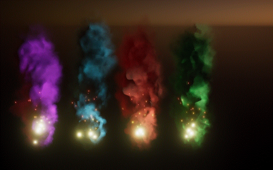 Colour Smoke Effect - VFX Graph Unity 3D 2018.3